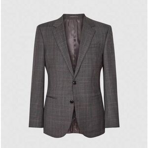 Reiss Ravenna Checked Slim Fit Suit Chest 38 Waist 32